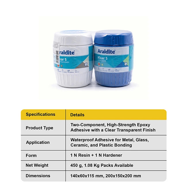 Araldite Klear5 Epoxy Adhesive | HomeRun, Bangalore