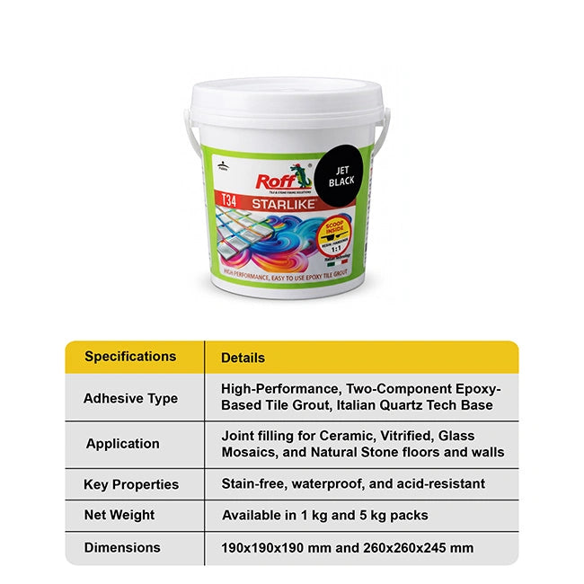 Roff T34 Starlike Epoxy Tile Grout I Homerun, Bangalore