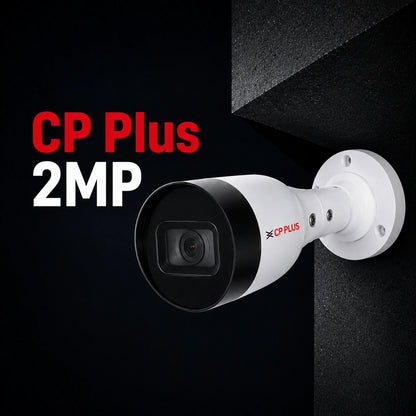 CP Plus 2MP IP Bullet Camera with Audio, 3.6mm Lens - CP-UNC-TA21L3C-Q-0360