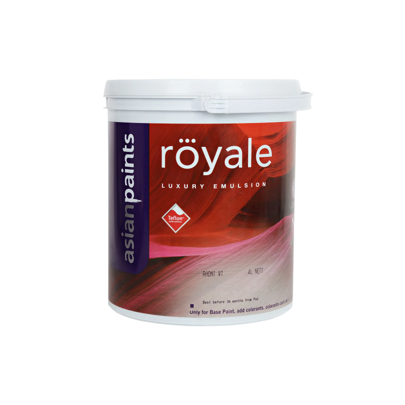 Adorn your walls with the elegant sheen of genuine Asian Paints Royale Luxury Emulsion. A durable, washable paint for a sophisticated home, with fast 60-min delivery in Bengaluru.
