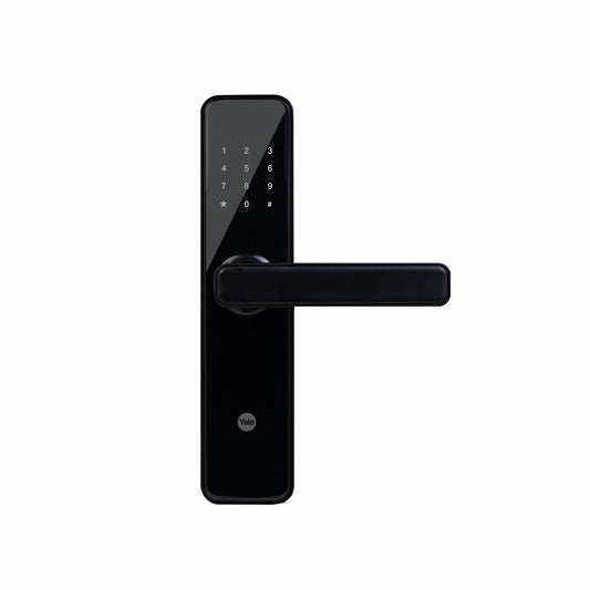 Yale Smart Door Lock YDME50Pro, Black, PIN, RFID, Manual Key Access (Non Finger Print Access)