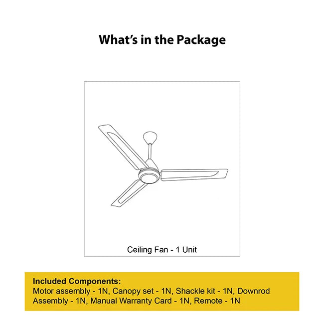 Crompton Energion Elevate 1200mm BLDC Ceiling Fan I Homerun, Bangalore