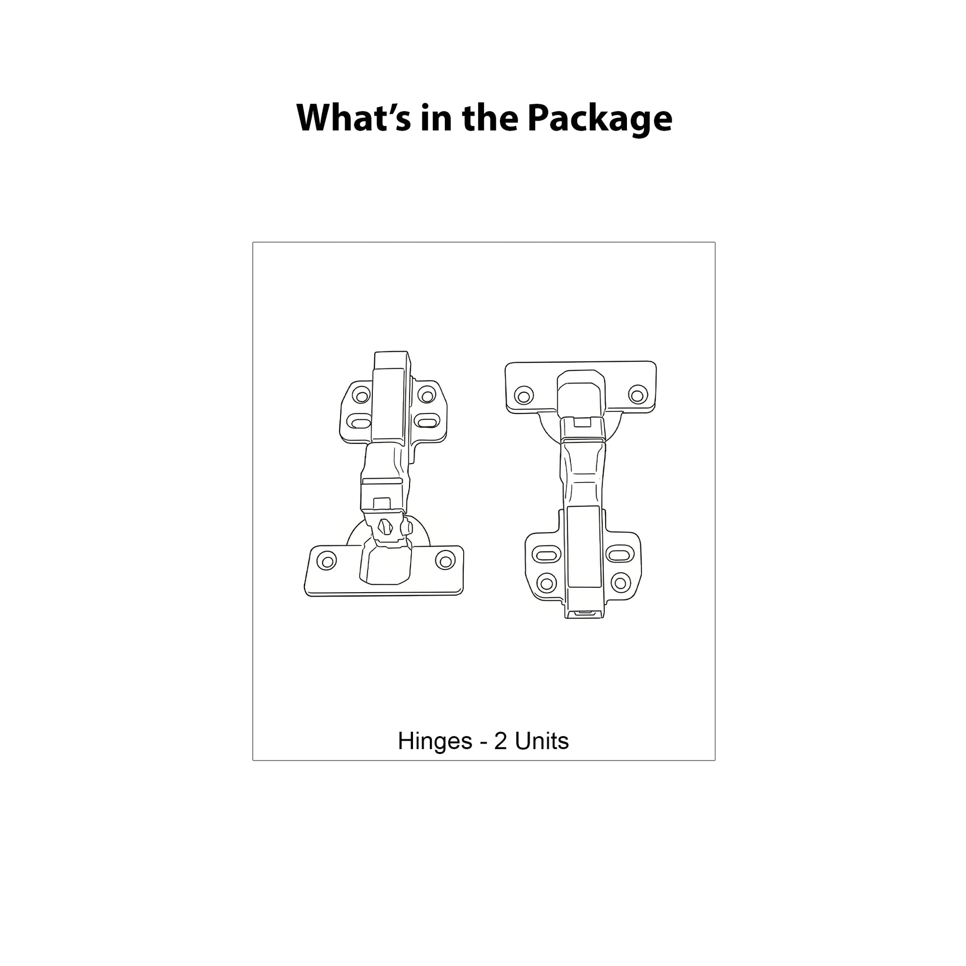 Hettich Onsys 4447i Soft Close Hinges, 1 Set (2 Nos) | HomeRun, Bangalore