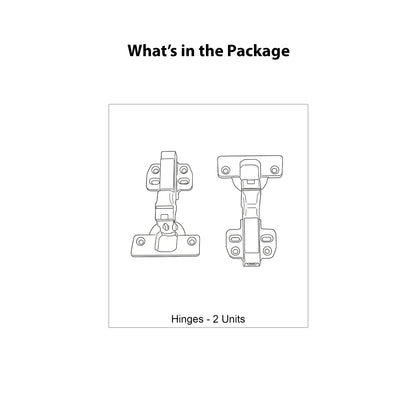 Hettich Onsys 4447i Soft Close Hinges, 1 Set (2 Nos) | HomeRun, Bangalore