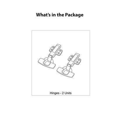 Hettich Sensys 8645i Soft Close Hinges, 1 Set (2 Nos) | HomeRun, Bangalore
