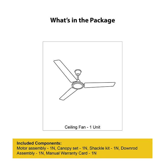 Crompton Surebreeze Star Drift 1200mm Ceiling Fan I Homerun, Bangalore
