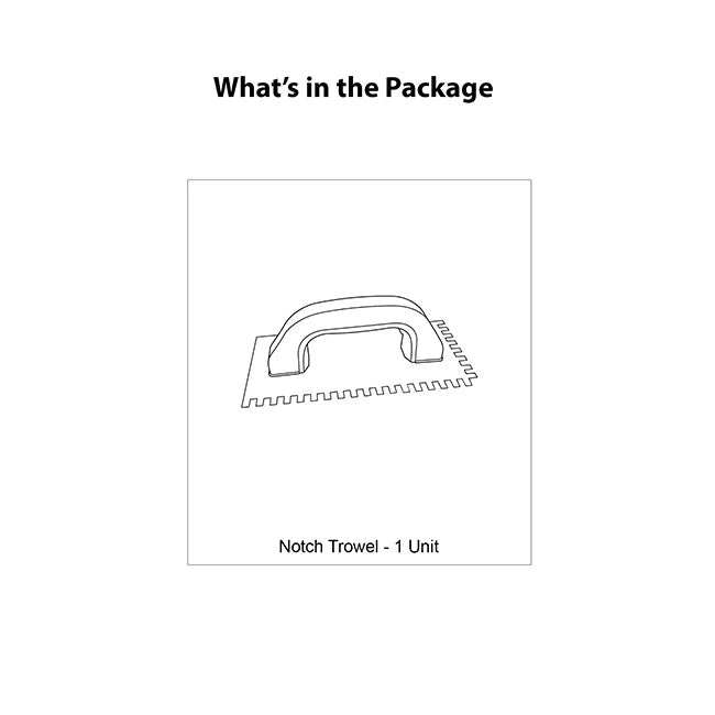 MYK Laticrete Notch Trowel | HomeRun, Bangalore