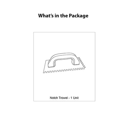 MYK Laticrete Notch Trowel | HomeRun, Bangalore