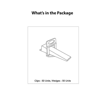 MYK Laticrete Tile Levelling Clips with Wedges | HomeRun, Bangalore
