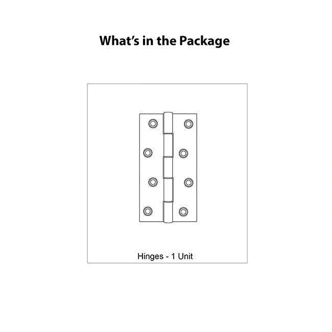 Premium Door Butt Hinges, Stainless Steel | HomeRun, Bangalore