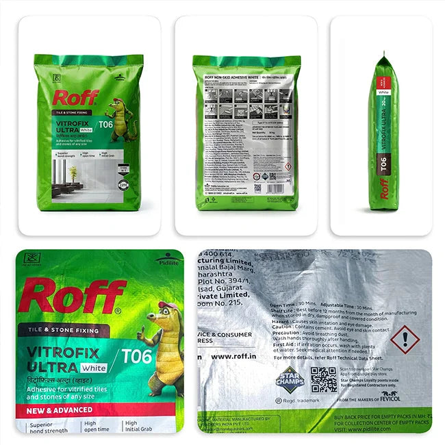 Roff T06 VFA Tile Adhesive, White, 20 Kg Bag | HomeRun, Bangalore