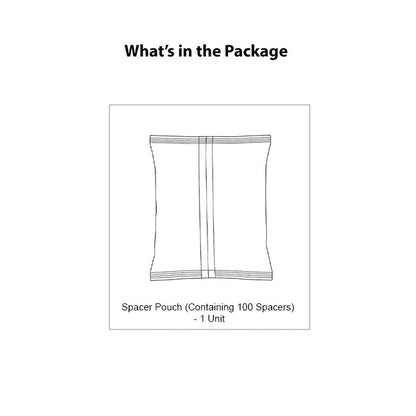 Roff Tiles Spacer, 100 Nos/Pack