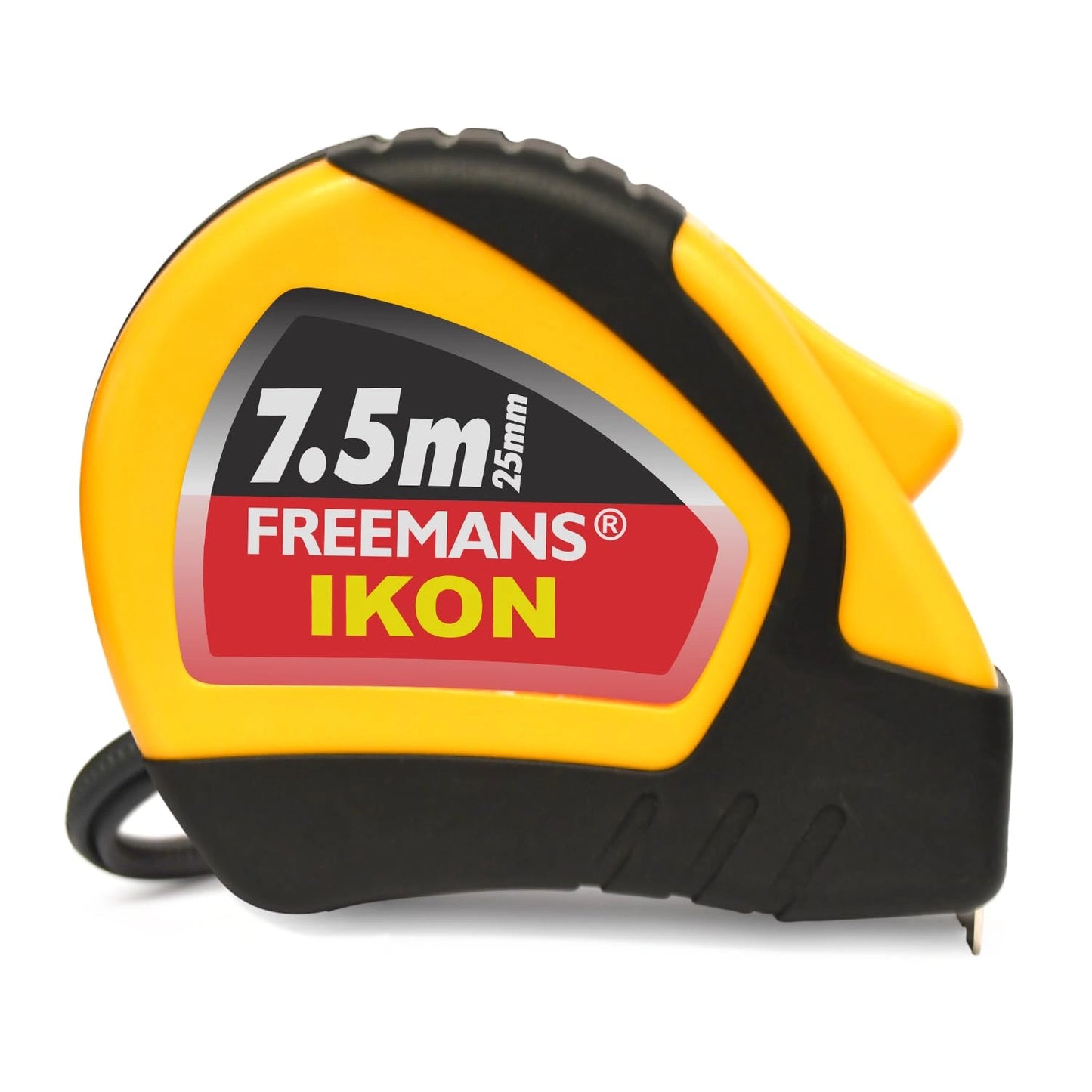 Freemans Ikon Steel Measuring Tape, Auto-Lock, ABS Case with Belt Clip
