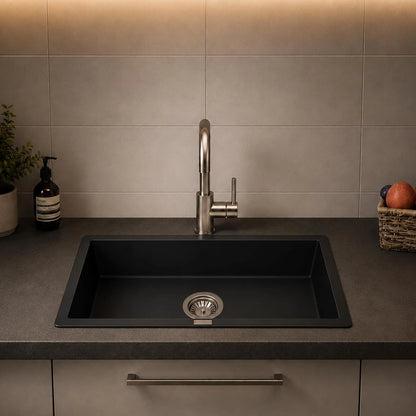Carysil Single Bowl Quartz Kitchen Sink - Nera Series