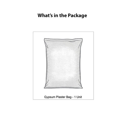 Alagar White Gypsum POP Powder, 25 Kg Bag | HomeRun, Bangalore