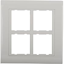 Anchor Tresa Plate with Frame, White