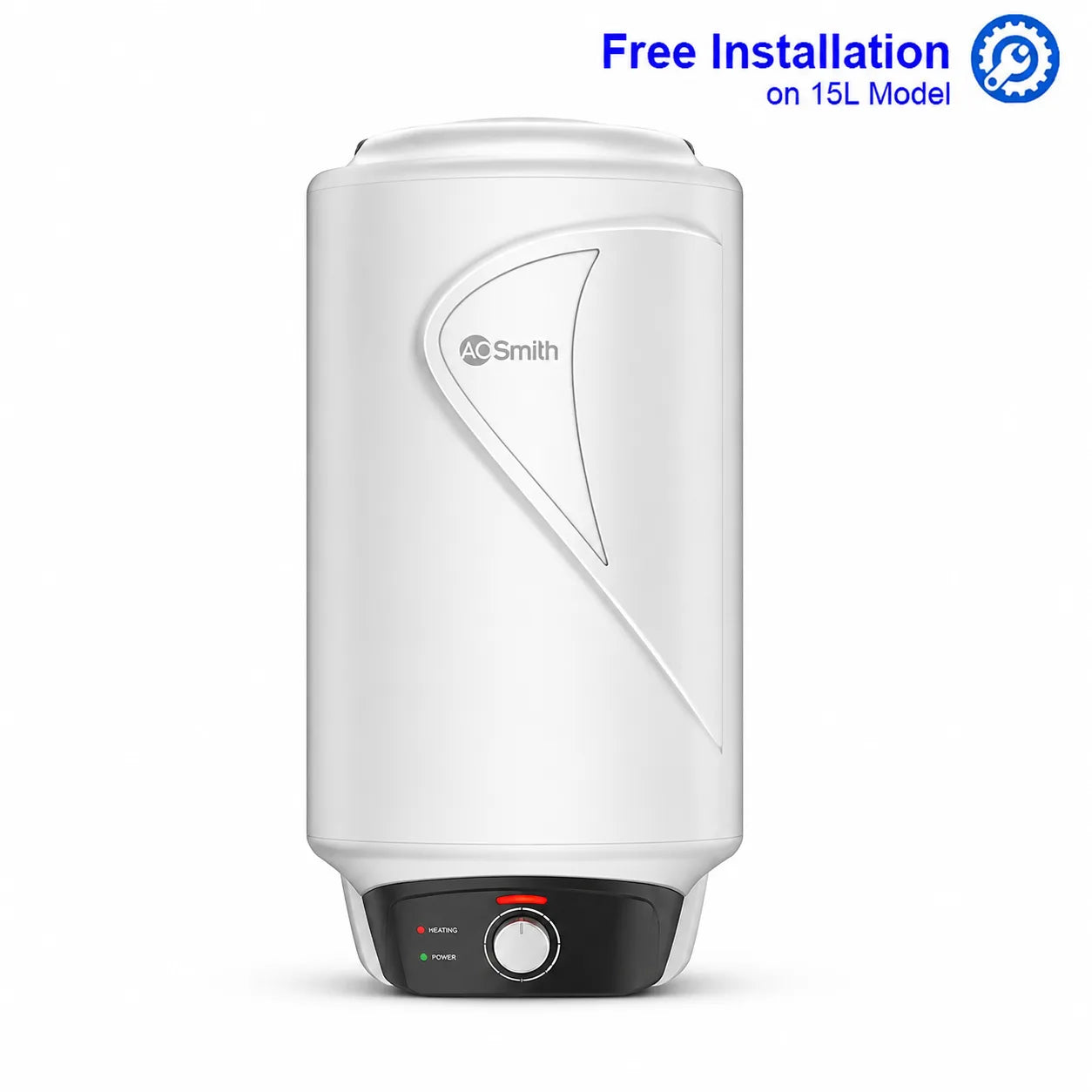 AO Smith Elegance Prime Neo Vertical Water Heater - 15L