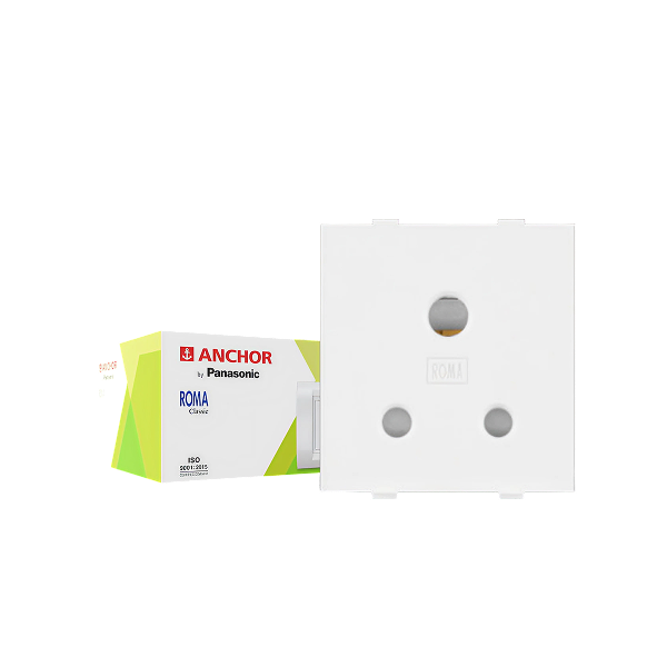 Power your appliances for decades with the trusted reliability of a genuine Anchor Roma 3 Pin Socket. The classic choice for a safe and durable home, with fast 60-min delivery in Bengaluru.