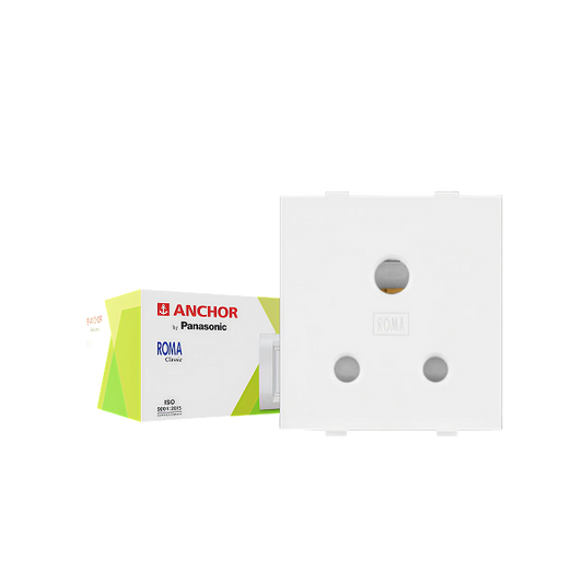 Power your appliances for decades with the trusted reliability of a genuine Anchor Roma 3 Pin Socket. The classic choice for a safe and durable home, with fast 60-min delivery in Bengaluru.