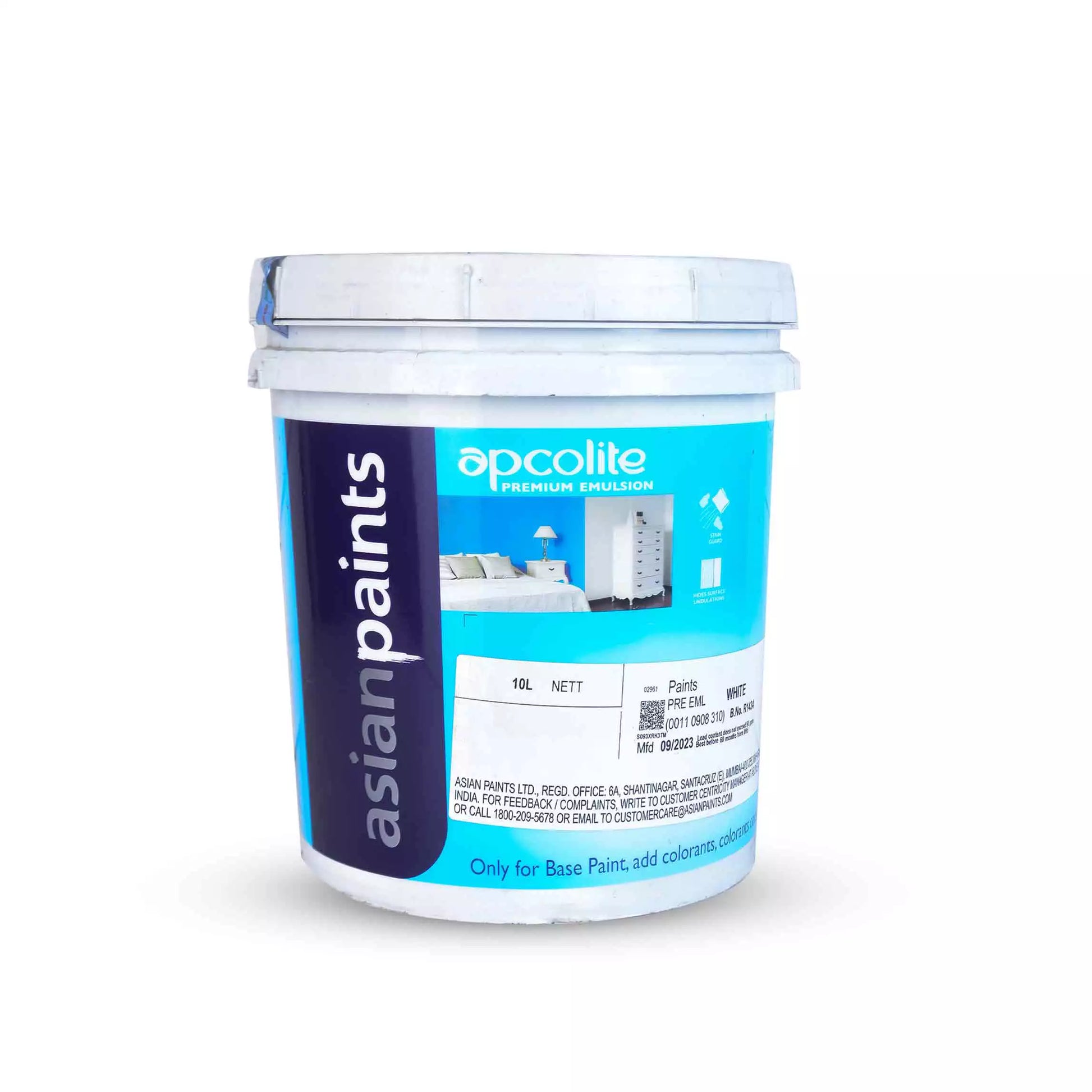 Asian Paints Premium Emulsion Paints, Base White | HomeRun, Bangalore