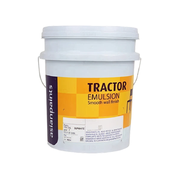 Give your home a smart, fresh makeover with genuine Asian Paints Tractor Emulsion. An affordable choice for a beautiful matte finish, with fast 60-min delivery in Bengaluru.