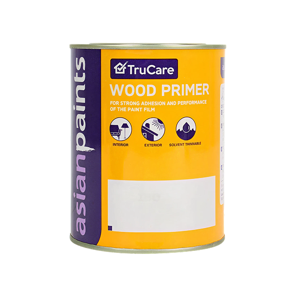Protect and beautify your wooden furniture and doors with genuine Asian Paints TruCare Wood Primer. Fast 60-min delivery in Bangalore.