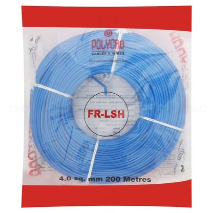 Polycab FRLS-H Single Core Wire, 4.00 sqmm, 200m Coil