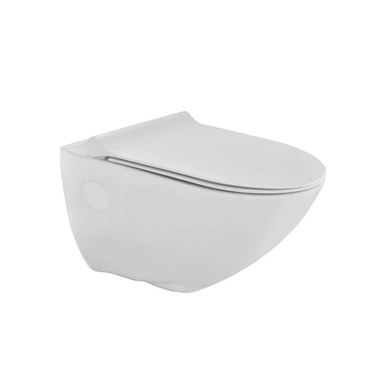 Jaquar Rimless Wall Hung WC With UF Soft Close, Continental, CNS-WHT-963UFSM