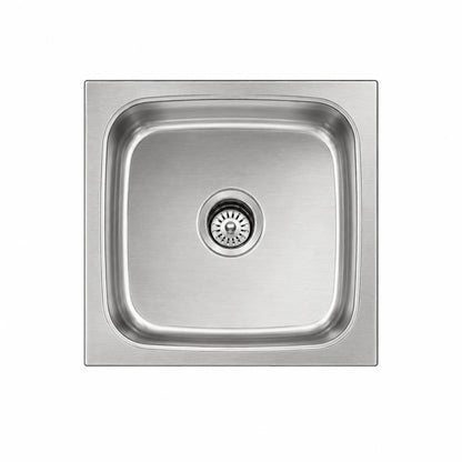 Nirali Grace Plain Single Bowl Kitchen Sink, Stainless Steel - Matt Finish