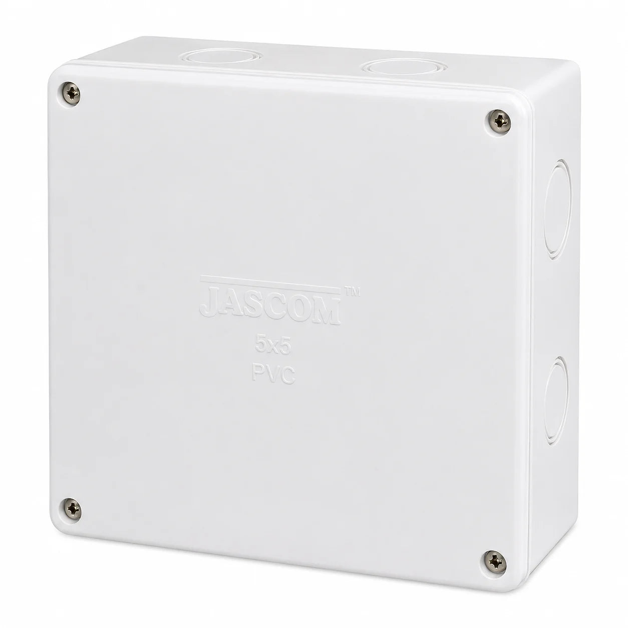 Jascom PVC Junction Box, 5x5 Inch