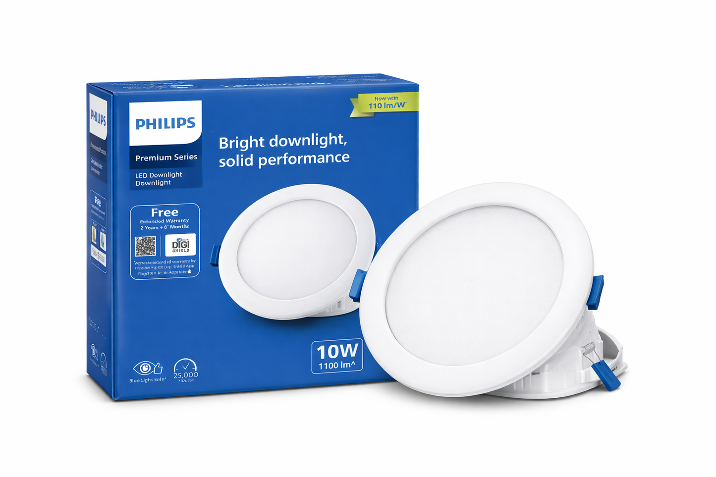 Philip Ultra Glow LED Downlight, Round