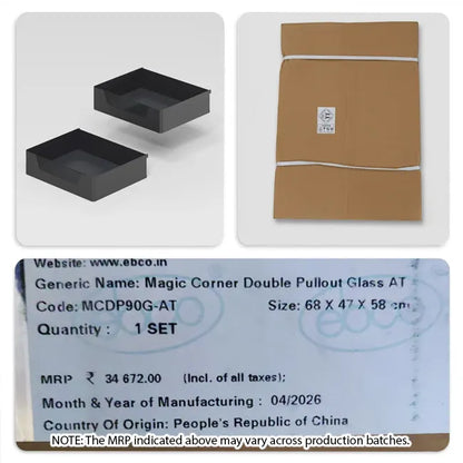 Ebco Universal Magic Corner, Double Pullout