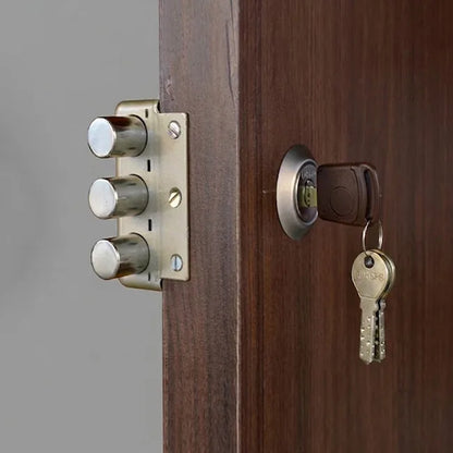Europa Main Door Lock Antique Brass/Nickel Steel, Single Door Lock | HomeRun, Bangalore