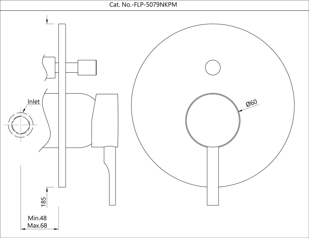 Jaquar Diverter Plate