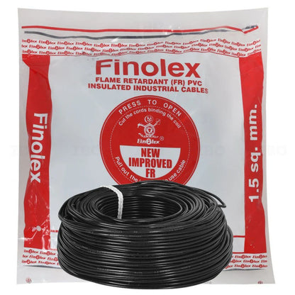 Ensure dependable fire safety in your home with genuine Finolex Silver FR Wire. The trusted, flame-retardant choice for reliable wiring, with fast 60-min delivery in Bengaluru.