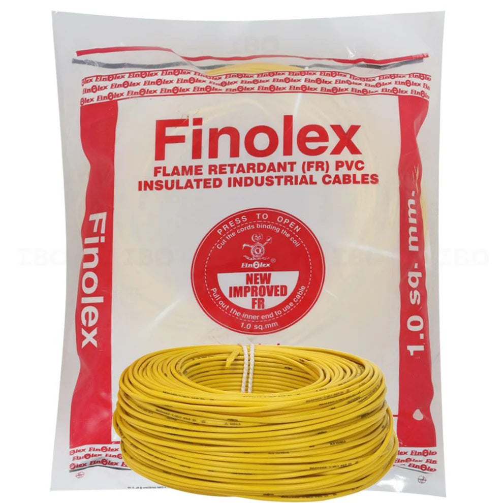 Ensure dependable fire safety in your home with genuine Finolex Silver FR Wire. The trusted, flame-retardant choice for reliable wiring, with fast 60-min delivery in Bengaluru.