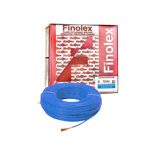 Ensure dependable fire safety in your home with genuine Finolex Silver FR Wire. The trusted, flame-retardant choice for reliable wiring, with fast 60-min delivery in Bengaluru.