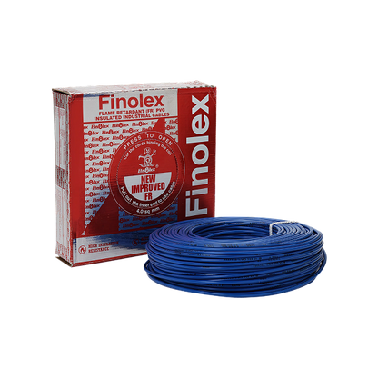 Ensure dependable fire safety in your home with genuine Finolex Silver FR Wire. The trusted, flame-retardant choice for reliable wiring, with fast 60-min delivery in Bengaluru.