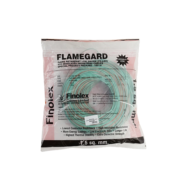 Get enhanced fire safety for your home with genuine Finolex Flamegard FR-LSH Wire. A low-smoke, flame-retardant wire for superior protection, with fast 60-min delivery in Bengaluru.