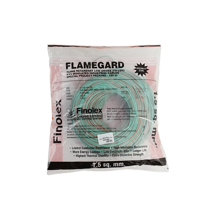 Get enhanced fire safety for your home with genuine Finolex Flamegard FR-LSH Wire. A low-smoke, flame-retardant wire for superior protection, with fast 60-min delivery in Bengaluru.