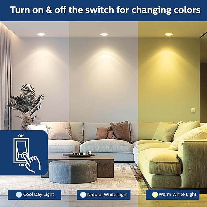 Philips Ultra Glow LED Downlight Round fixed color budget EyeComfort Prime Plus false ceiling Bangalore