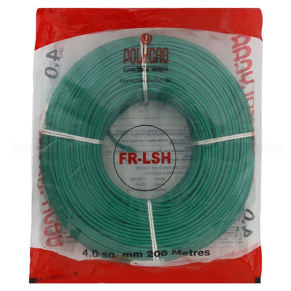 Polycab FRLS-H Single Core Wire, 4.00 sqmm, 200m Coil