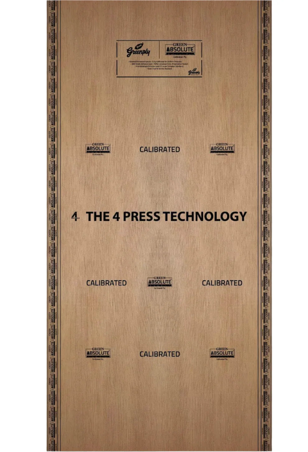 Greenply Absolute Green Calibrated Plywood, 16mm, 8'x4'