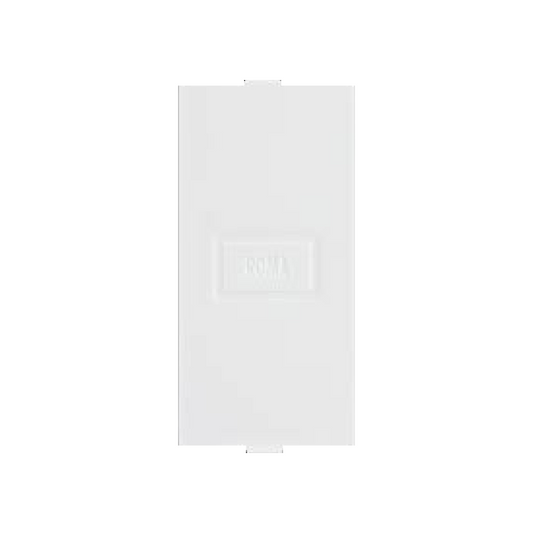 Anchor Roma Blank Plate, White, 1 Module