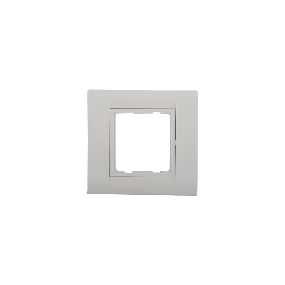 Anchor Tresa Mounting Plate with Frame, White