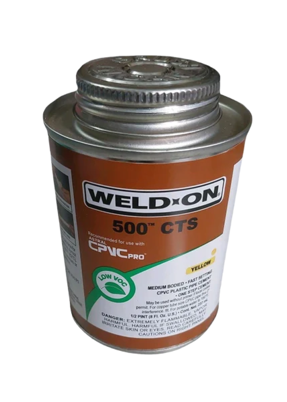 Astral Weld-On 500 CPVC Adhesive Solvent, Yellow