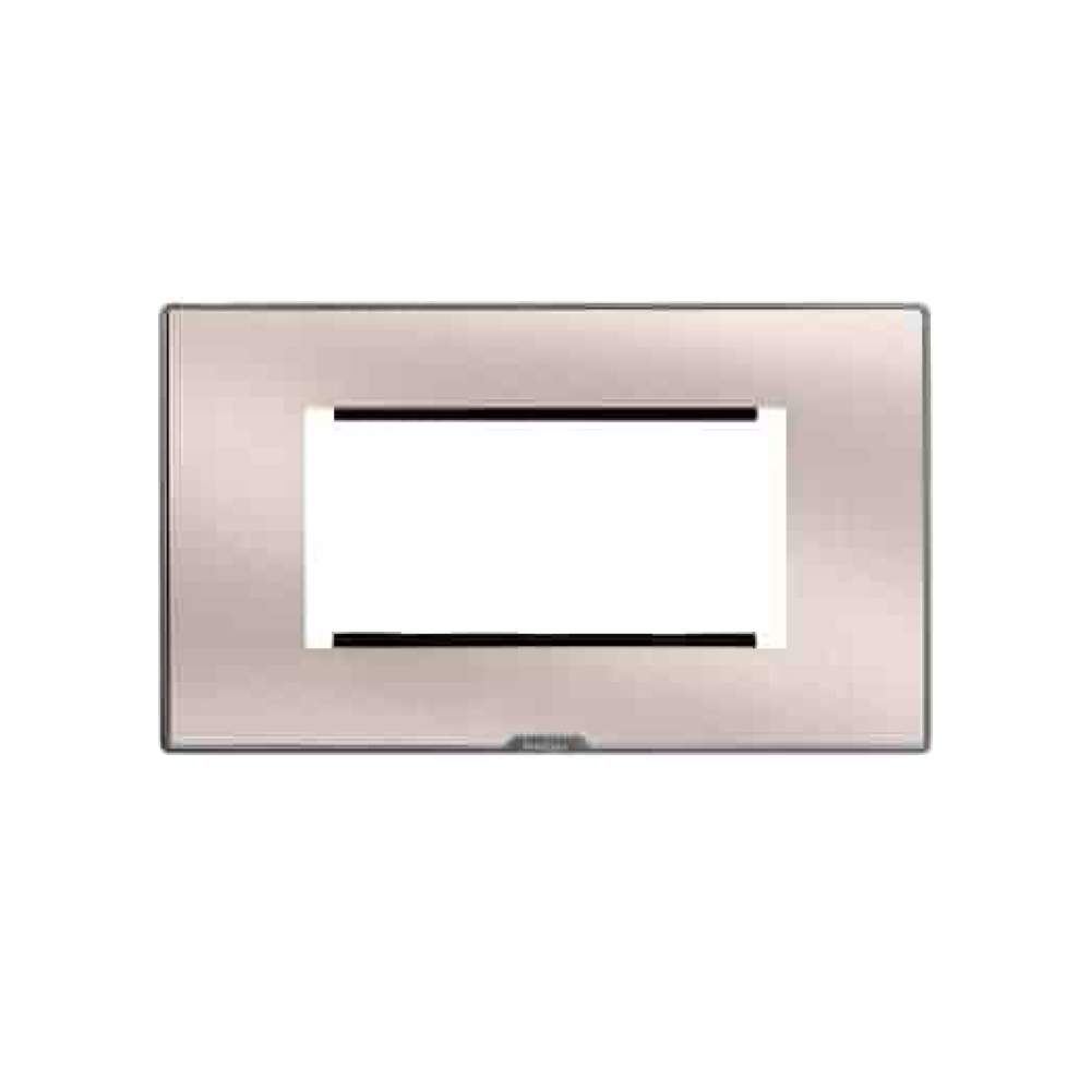 Legrand Myrius NextGen Plate with Frame, Pearl Champagne