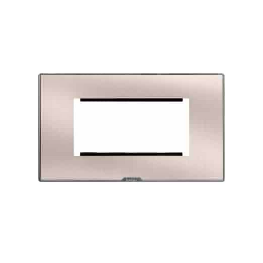 Legrand Myrius NextGen Plate with Frame, Pearl Champagne