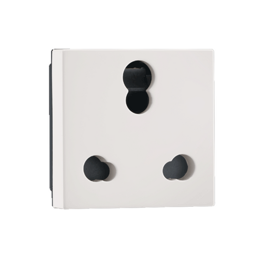 Legrand Myrius NextGen 3 Pin Socket, Classic White, 2 Module