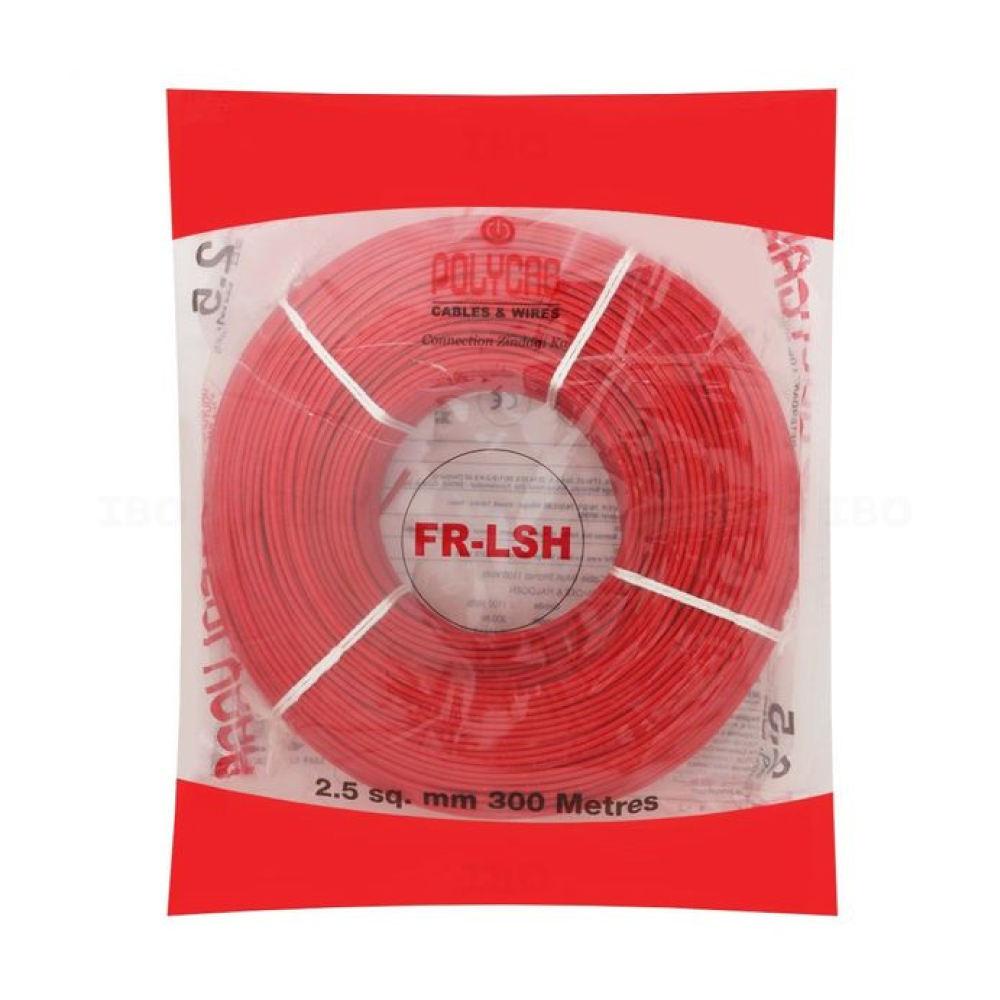 Polycab FRLS-H Single Core Wire, 2.50 sqmm, 300m Coil